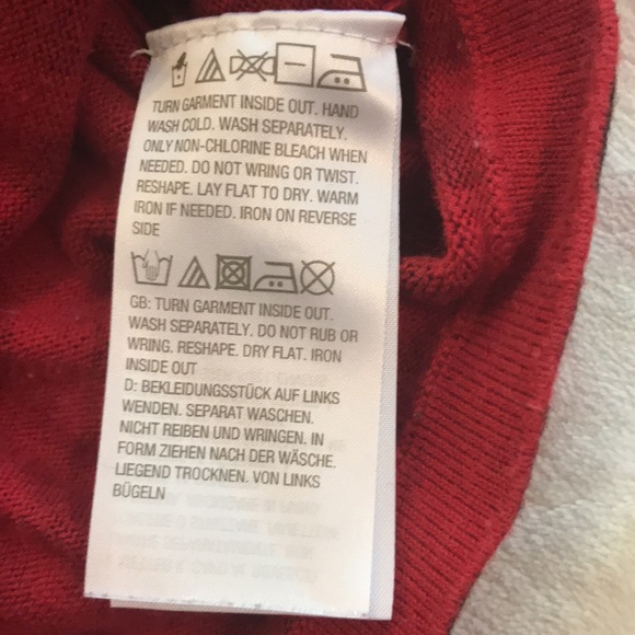 Bob Mackie Shades of Red and Black Animal Print Jeweled Sweater - Picture 6 of 8